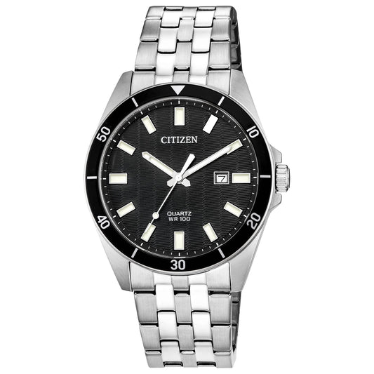 Citizen Quartz Mens Watch, Stainless Steel, Classic, Silver-Tone (Model: BI5050-54E)